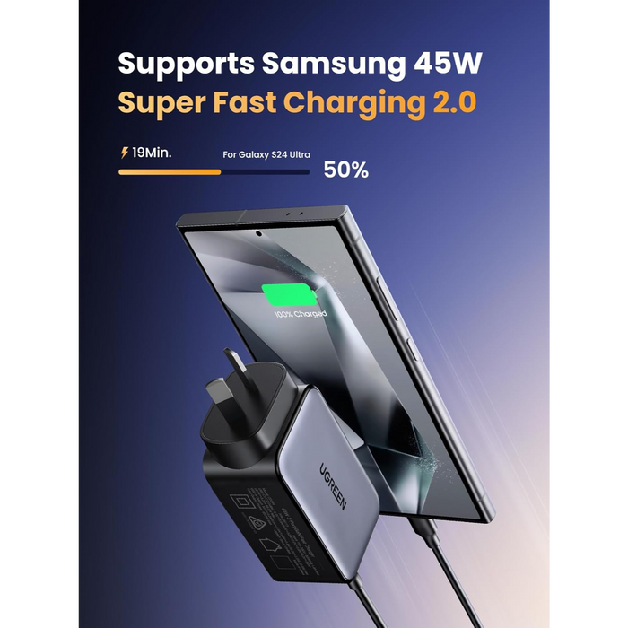 UGREEN Nexode 65W, 3-Port GaN Charger UGREEN