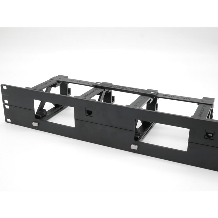 Rack Mount for Apple Mac mini M4 with Remote on/Off Button and RJ45 Port - Fits 2 Mac mini thingsNrack