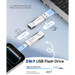 64GB ORICO Dual Connector USB 3.2 Drive - Multi - Device Support for Mobile & PC - Macfixit Australia