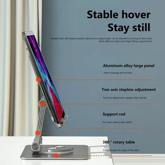 360° Rotatable Tablet Stand – Foldable