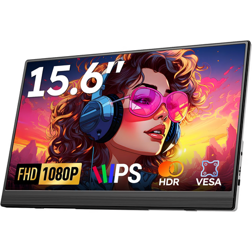 15.6-inch Ultra-Slim FHD Portable Monitor with Adjustable Stand Macfixit Australia