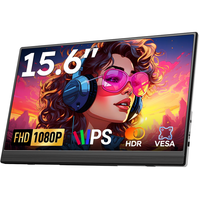 15.6-inch Ultra-Slim FHD Portable Monitor with Adjustable Stand Macfixit Australia