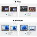 15.6-inch Ultra-Slim FHD Portable Monitor with Adjustable Stand Macfixit Australia