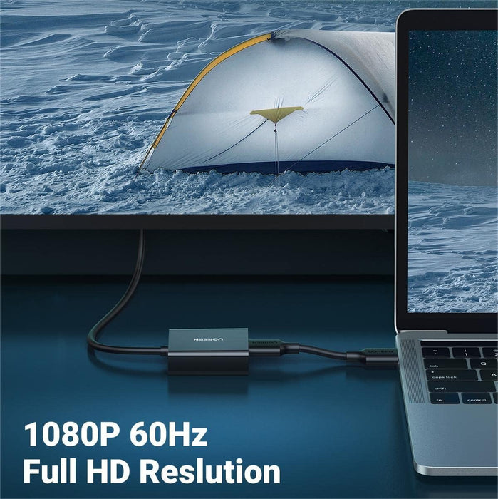 UGREEN Active HDMI to VGA Adapter 1080P – Female to Male Converter with 3.5mm Audio Jack