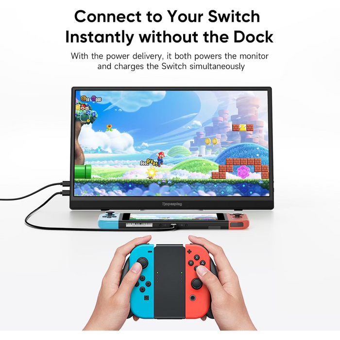 15.6-inch Ultra-Slim FHD Portable Monitor with Adjustable Stand Macfixit Australia