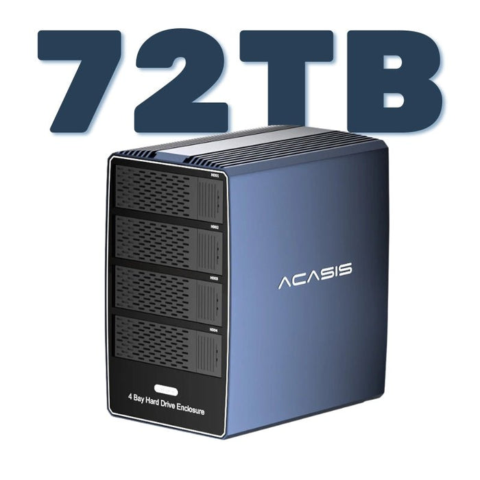 72.0TB Acasis Four - Drive HDD External Storage Solution - Macfixit Australia