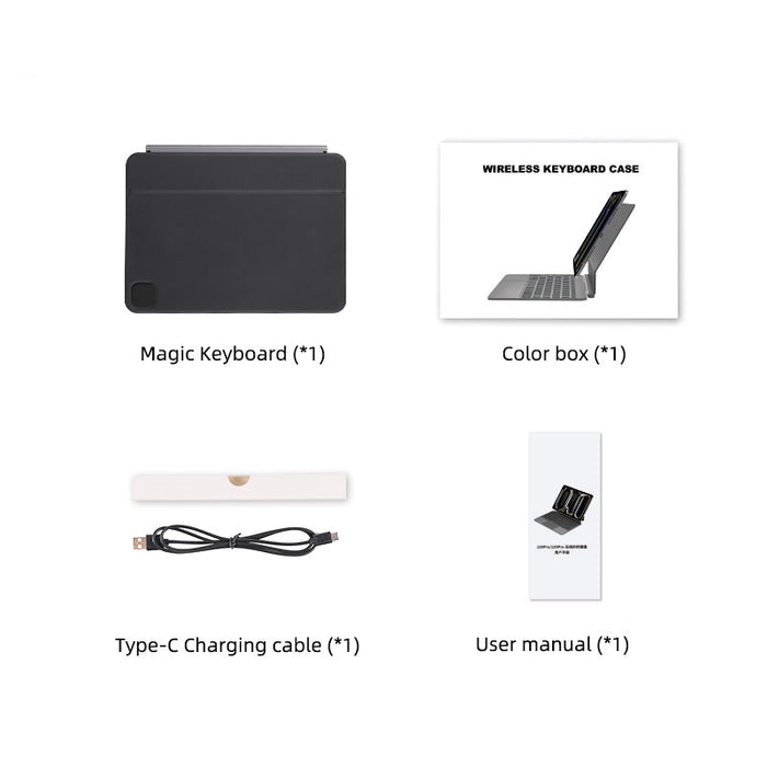Aluminium Magic Style Keyboard Case for iPad mini 6/7 - Wireless Folio Stand Macfixit Australia