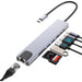 8 in 1 USB - C Hub Multiport Adapter - Macfixit Australia
