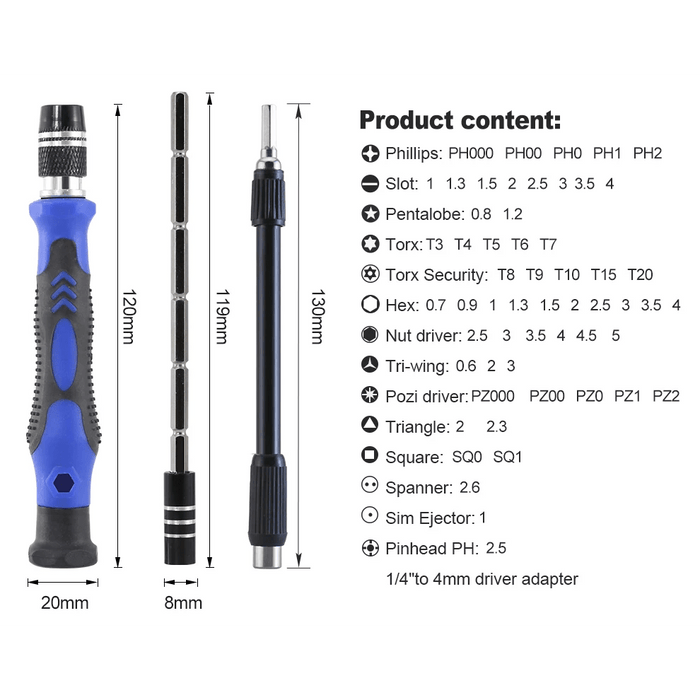 80 Piece Advanced Toolkit - Macfixit Australia
