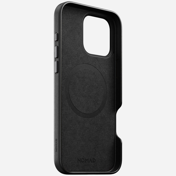 NOMAD Traditional Leather Case – iPhone 16 Pro Max – Black
