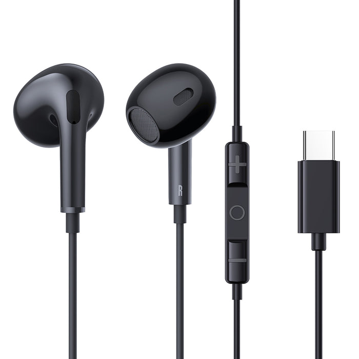 Baseus Encok CZ17 Semi-In-Ear Wired Earphones - Black Macfixit Australia
