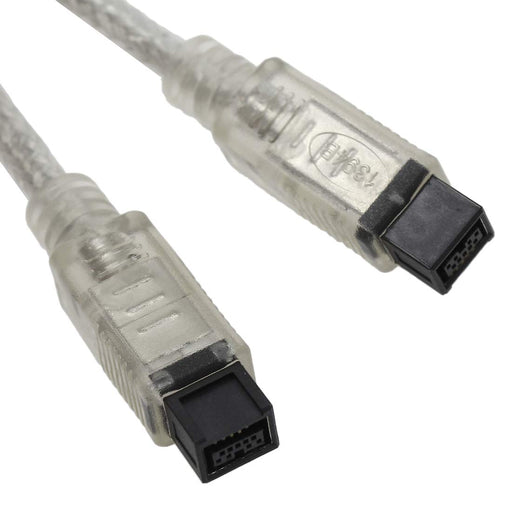 9 PIN/ 9PIN FireWire 800 - FireWire 800 Cable, 1.8m (6ft), Clear - Macfixit Australia