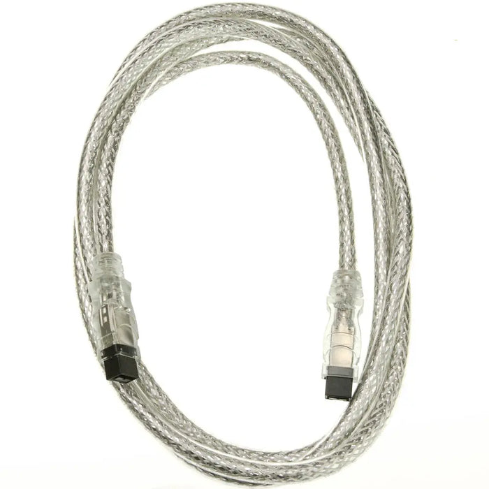 9 PIN/ 9PIN FireWire 800 - FireWire 800 Cable, 1.8m (6ft), Clear - Macfixit Australia