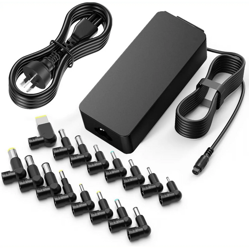 90W Universal Laptop Charger – Multi - Brand Power Adapter with 16 Tips - Macfixit Australia