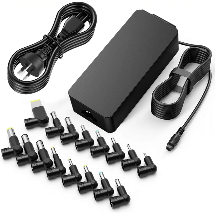 90W Universal Laptop Charger – Multi - Brand Power Adapter with 16 Tips - Macfixit Australia