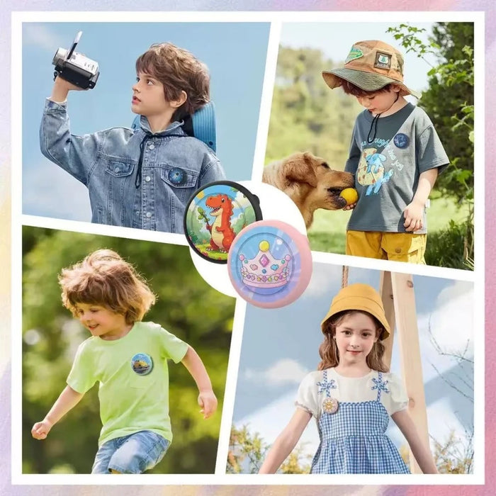 Silicone AirTag Case for Kids with Hidden Pin