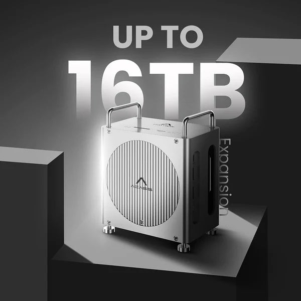 Acasis Mac mini M4 Workstation 8-in-1 Dual SSD 40Gbps Dock Hub