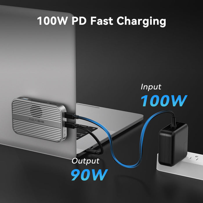 Acasis 10Gbps Magnetic Docking Station & SSD Enclosure for iPhone 15 and later models