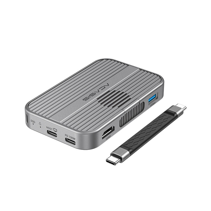Acasis 10Gbps Magnetic Docking Station & SSD Enclosure for iPhone 15 and later models