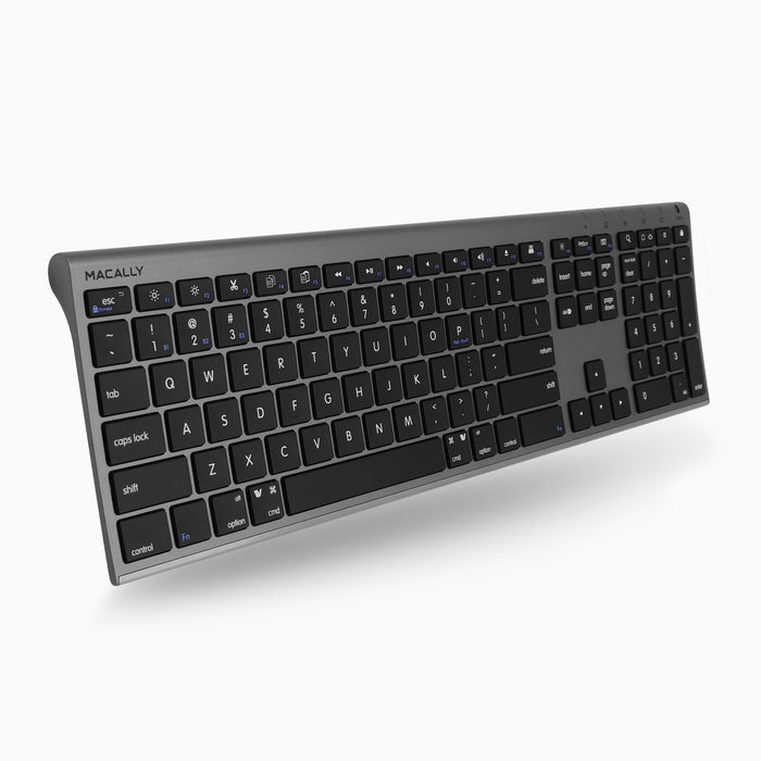 Macally Everyday Bluetooth Keyboard for Mac (Space Gray)