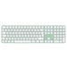 Apple Magic Keyboard with Numeric Keypad and Touch ID (Lightning) - Green - British English (UK) Apple