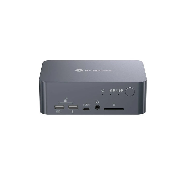iDock C10 USB-C KVM Switch with Docking Station For Desktop and Laptop AV Access