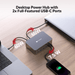 iDock C20 USB-C KVM Switch with Docking Station For 2 Laptops AV Access