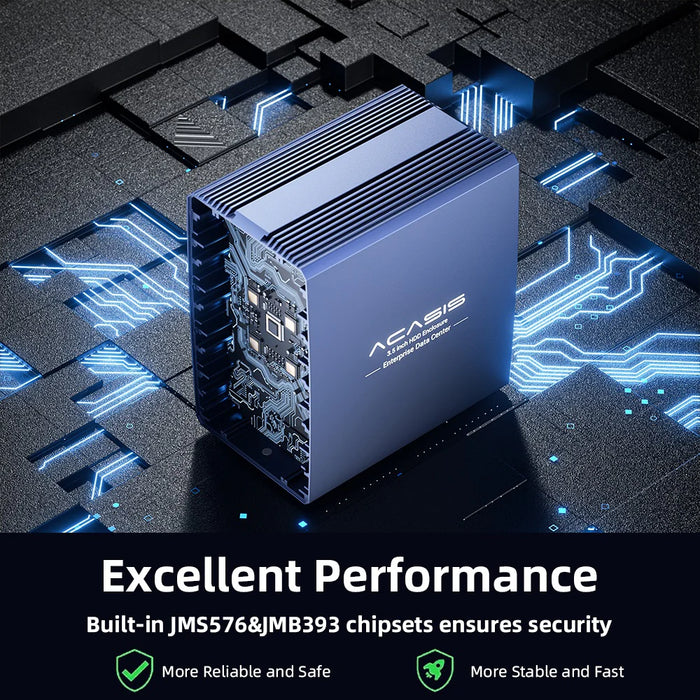Acasis 5-Bay USB-C Enclosure with Hardware RAID