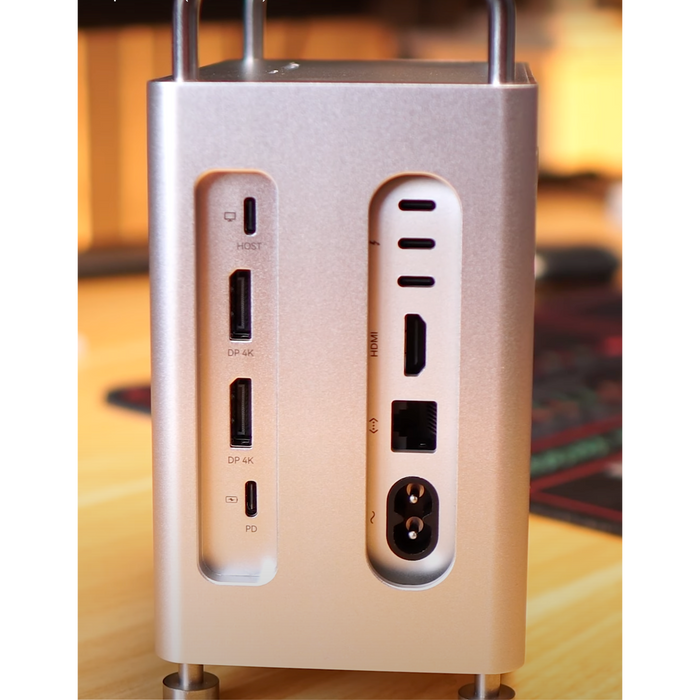 Acasis Mac mini M4 Workstation 8-in-1 Dual SSD 40Gbps Dock Hub