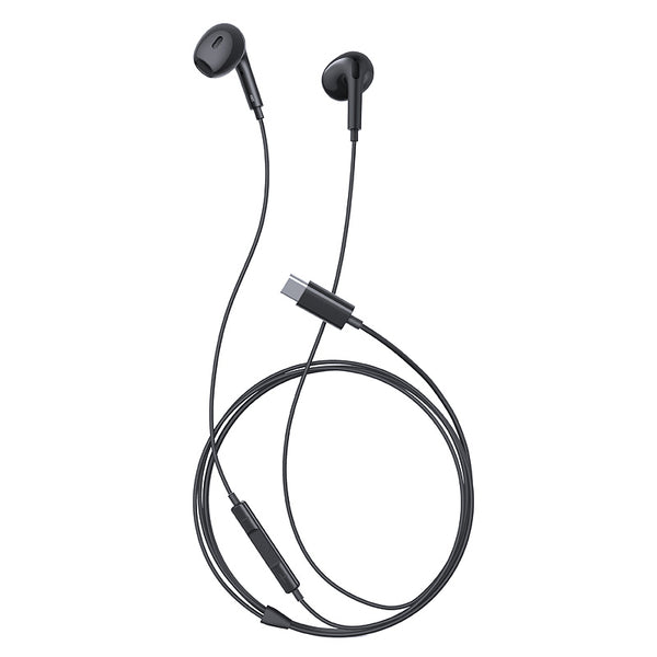 Baseus Encok CZ17 Semi-In-Ear Wired Earphones - Black Macfixit Australia