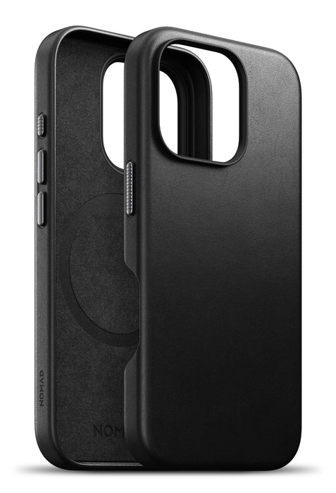 NOMAD Traditional Leather Case – iPhone 16 Pro – Black