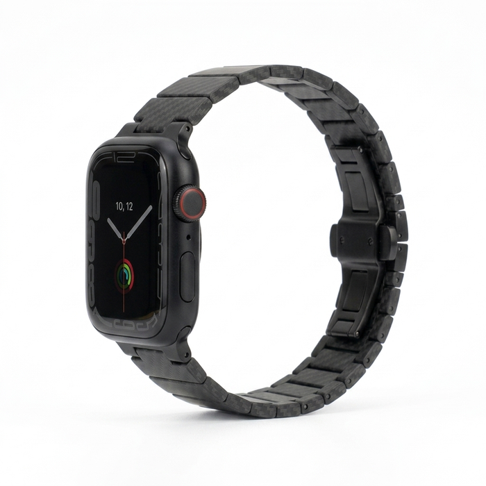 Carbon Fibre Band for Apple Watch - Black Macfixit Australia