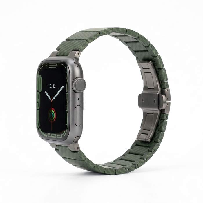 Carbon Fibre Band for Apple Watch - Dark Green Macfixit Australia