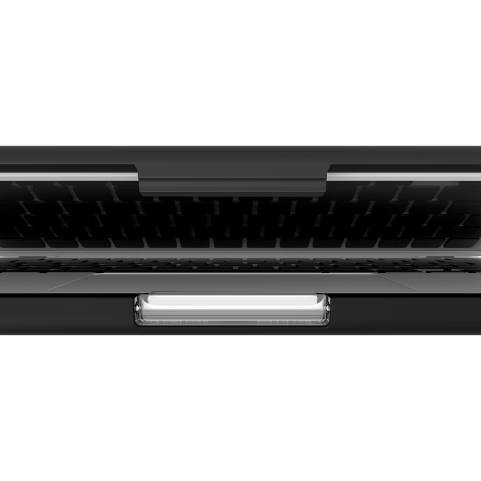 STM Dux Ultra Case for MacBook Neo - closure latch detail