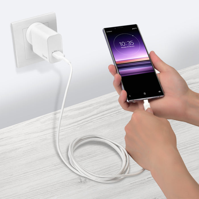 Bonelk Long-Life Easy Grip USB-A to USB-C Cable, 60W 2m