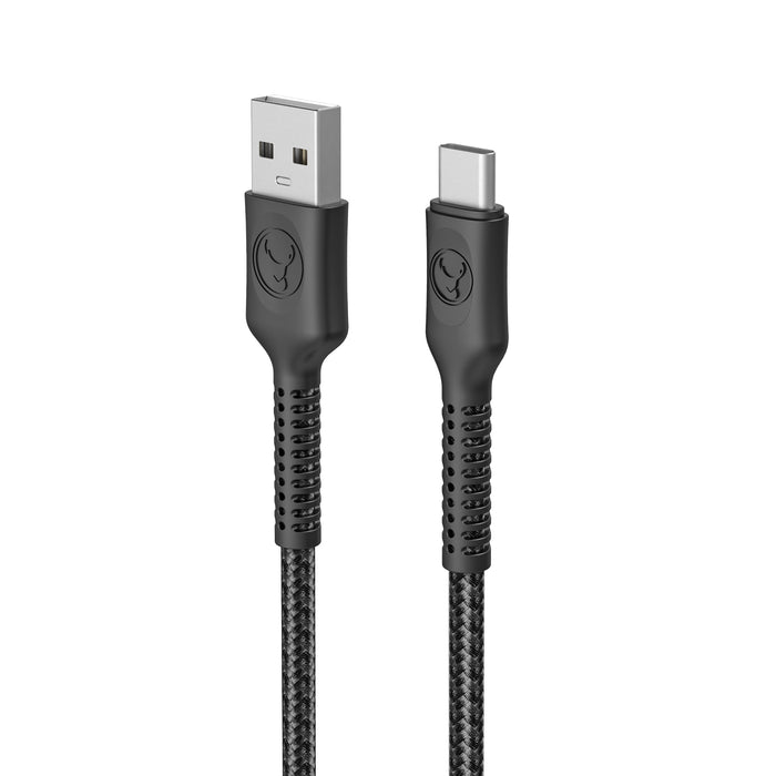 Bonelk Long-Life Easy Grip USB-A to USB-C Cable, 60W 2m