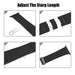 Carbon Fibre Band for Apple Watch - Black Macfixit Australia