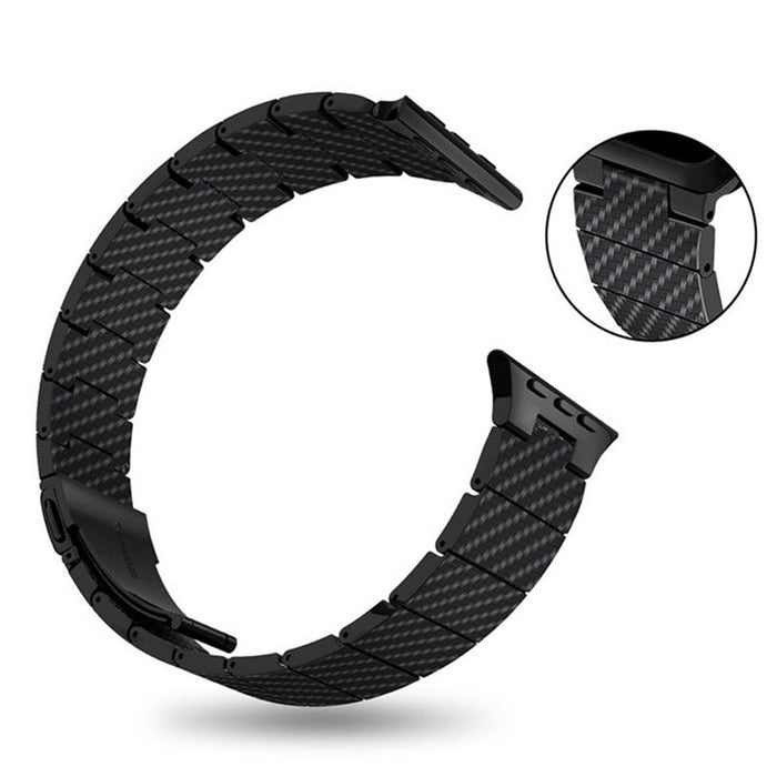Carbon Fibre Band for Apple Watch - Black Macfixit Australia