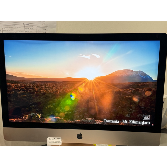 Refurbished Apple iMac (Retina 5K, 27-inch, 2020) – 3.3GHz 6C i5, RADEON PRO 5300 4GB, 32GB RAM, 1TB SSD with visible Black Bands Macfixit Australia
