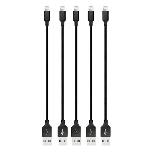 Lightning to USB-A Short Cable, 5-Pack Macfixit Australia