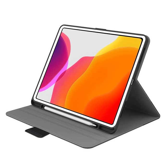 Cygnett TekView Apple iPad Pro (12.9") (6th/5th/4th/3rd Gen) Case -Grey/Black, Apple Pencil Holder,Multi Viewing Storage