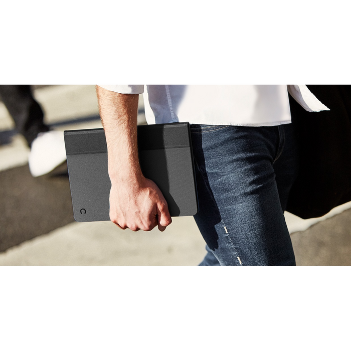 Cygnett TekView Apple iPad Pro (12.9") (6th/5th/4th/3rd Gen) Case -Grey/Black, Apple Pencil Holder,Multi Viewing Storage