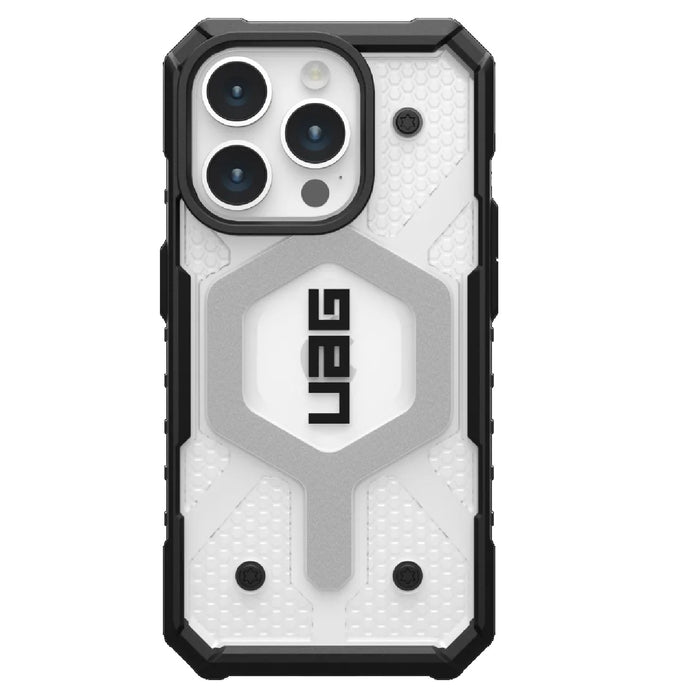 UAG Pathfinder MagSafe Apple iPhone 15 Pro Max (6.7") Rugged Case - Ice