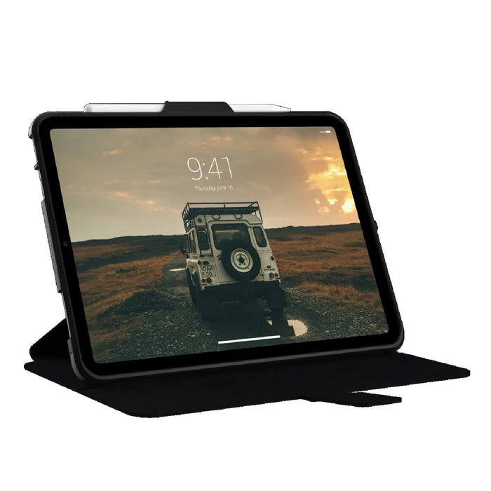 UAG Scout Apple iPad (10.9") 11th Gen (A16) / iPad 10th Gen Folio Rugged Case (Black/Olive), DROP+ Military Standard