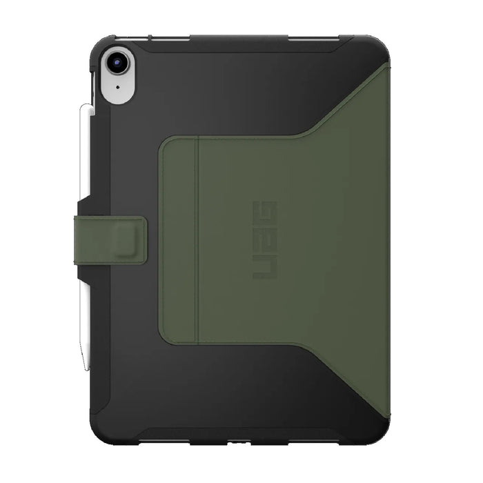 UAG Scout Apple iPad (10.9") 11th Gen (A16) / iPad 10th Gen Folio Rugged Case (Black/Olive), DROP+ Military Standard
