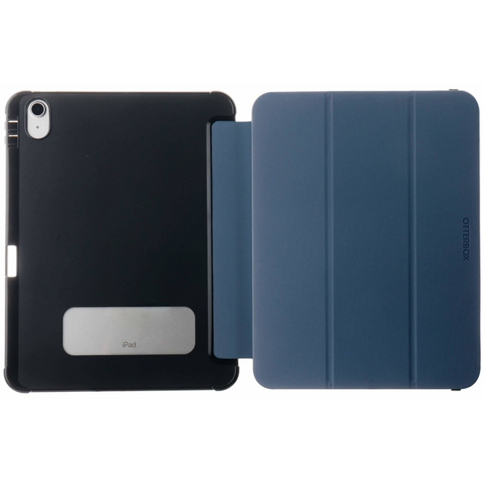 OtterBox React Folio Apple iPad (10.9") 11th Gen (A16) / iPad 10th Gen Case Blue , DROP+ Military Standard