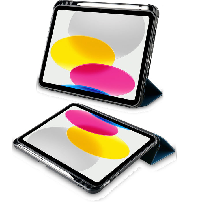 OtterBox React Folio Apple iPad (10.9") 11th Gen (A16) / iPad 10th Gen Case Blue , DROP+ Military Standard