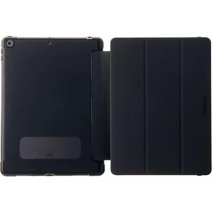OtterBox React Folio Apple iPad (10.2") (9th/8th/7th Gen) Case Black, DROP+ Military Standard, Pencil Holder
