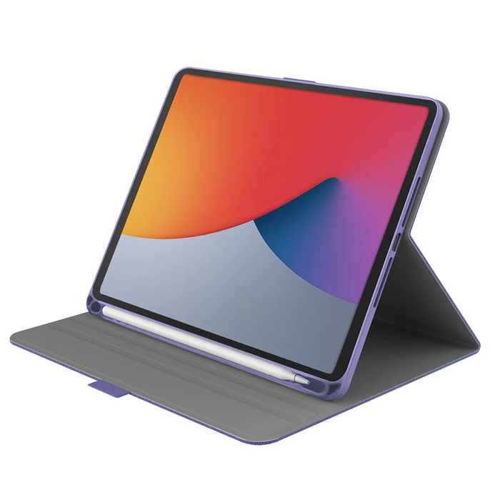 Cygnett TekView Apple iPad Mini (A17 Pro Chip)/iPad Mini (8.3") (6th Gen) Case-Lilac/Purple, Pencil Holder,360°Protection