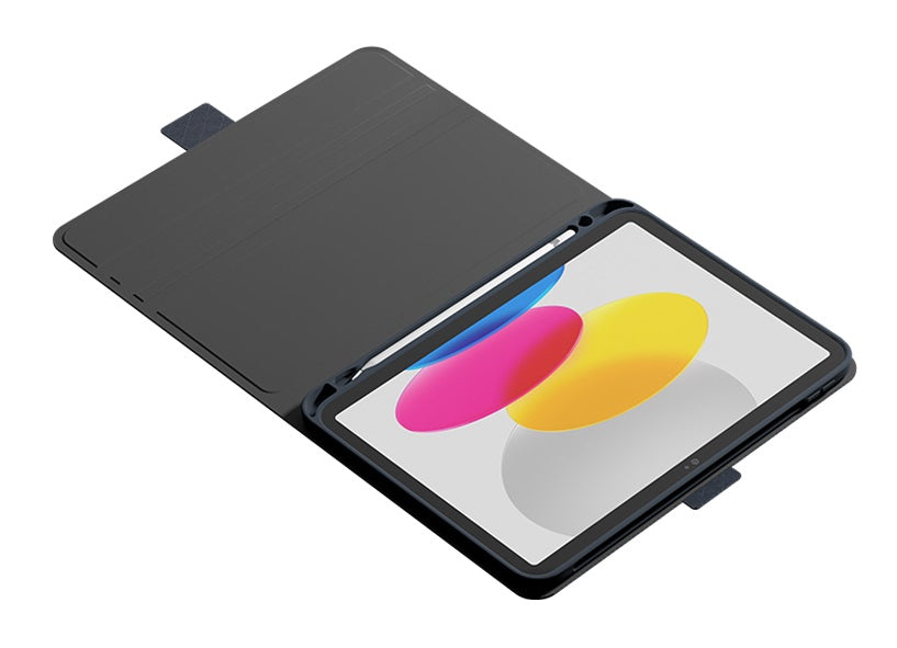 Cygnett TekView Apple iPad(10.9)11th Gen (A16)/iPad 10th Gen Case-Navy/Blue,Apple Pencil Holder,360° Protection